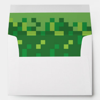 Enveloppe Green Pixelated Gamer Matching