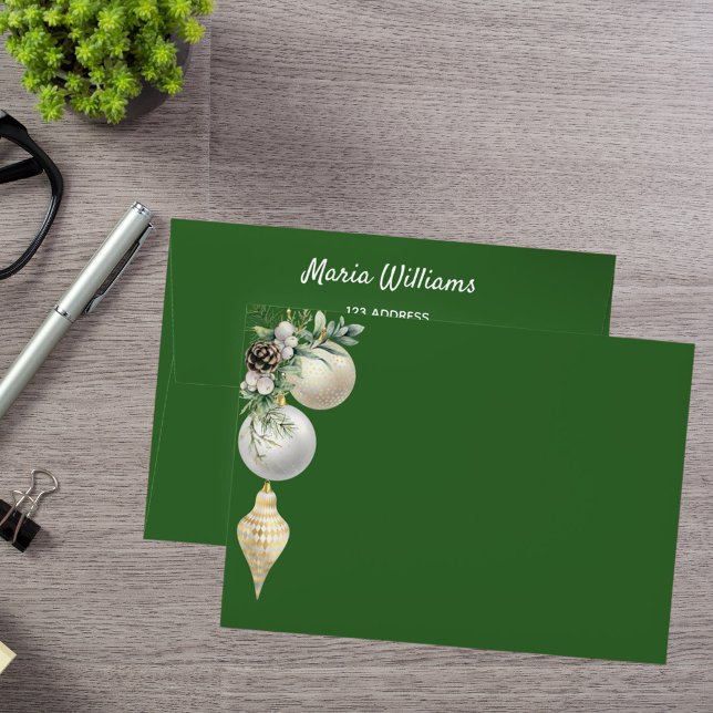 Enveloppe Green return address Christmas (Créateur téléchargé)