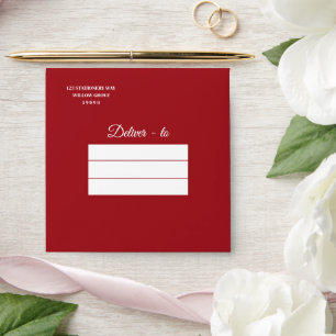 Enveloppe Grenade Fruit frais Carte de remerciements d'anniv