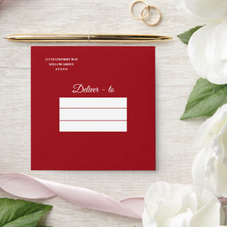 Enveloppe Grenade Fruit frais Carte de remerciements d'anniv