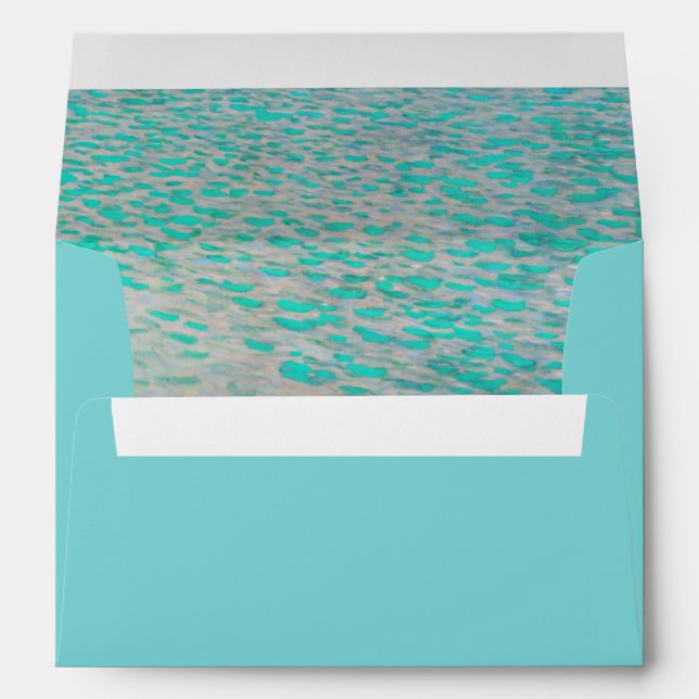 Enveloppe Gustav Klimt - Attersee (Dos (Bas))