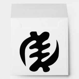 Enveloppe Gye Nyame God is Supreme Adinkra