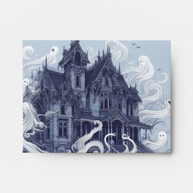 Enveloppe Halloween Fête Éffrayante à thème (Devant)