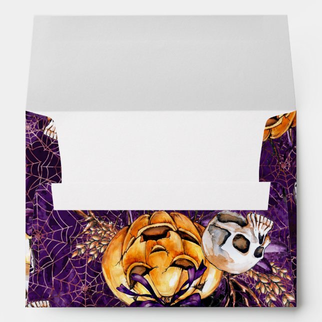 Enveloppe Halloween Witch (Dos (Bas))