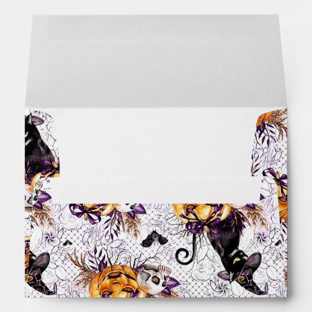 Enveloppe Halloween Witch (Dos (Bas))