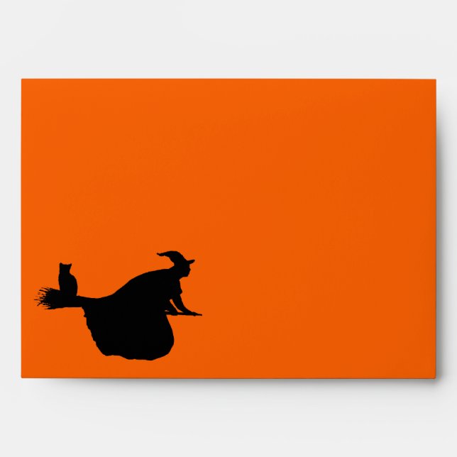 Enveloppe Halloween Witch A7 (Devant)