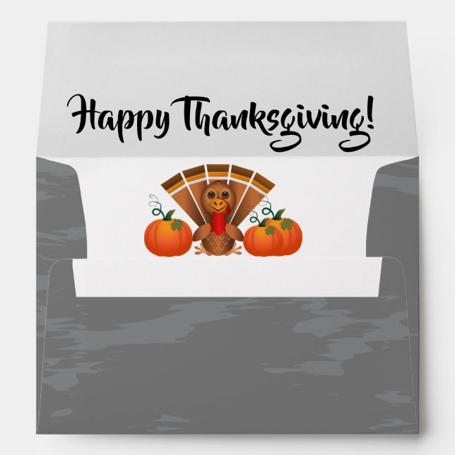 Enveloppe Happy Thanksgiving (Dos (Bas))