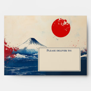 Enveloppe Harmonie japonaise avec Fuji