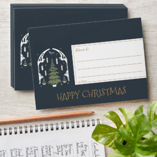 Enveloppe HARRY POTTER™ Arbre de Noël magique