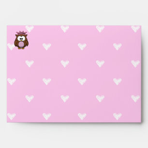 Enveloppe hibou princier
