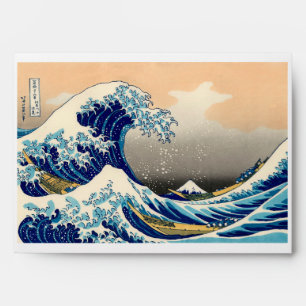 Enveloppe Hiroshige La Grande Vague De Kanagawa