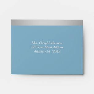 Enveloppe Hiver Wonderland Bat mitzvah RSVP(lg.)Enveloppe