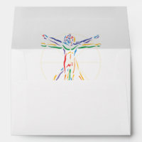 Homme d'anatomie DaVinci en Chakra