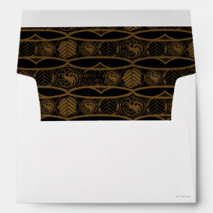 Enveloppe HOUSE of the Dragon Targaryen Stripe Pattern