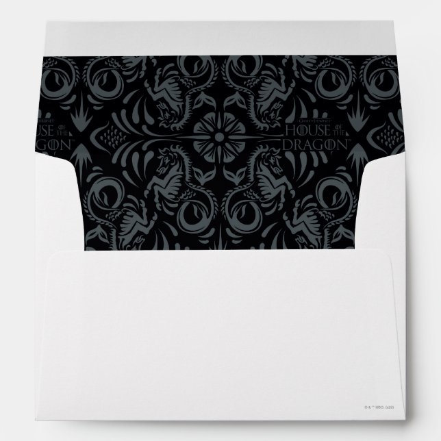 Enveloppe HOUSE of the Dragon | Velaryon Diamond Pattern (Dos (Bas))