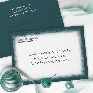 Enveloppe Hunter Green Company Business Pré-adressé 5x7