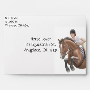 Enveloppe Hunter Jumper Horse & Rider