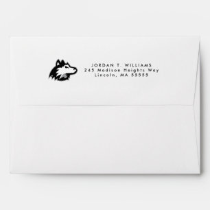 Enveloppe Huskies du nord de l'Illinois