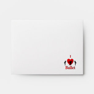 Enveloppe I Heart Ballet
