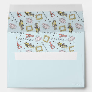 Enveloppe Icônes d'aquarelle AMIS™ Motif