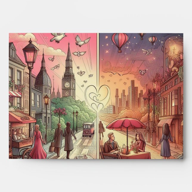 Enveloppe Idéal pour vos cartes 5" x 7" (Devant)