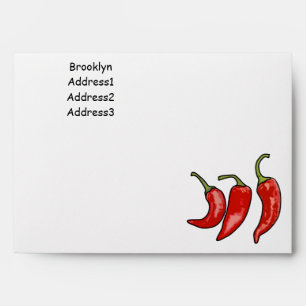 Enveloppe Illustration de chili