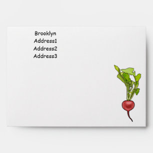 Enveloppe Illustration de dessin Radish