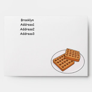 Enveloppe Illustration de gaufre