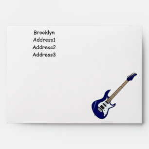 Enveloppe Illustration de guitare électrique