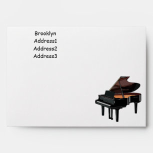 Enveloppe Illustration de piano