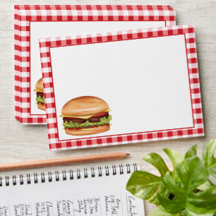 Enveloppe Illustration de restauration rapide Hamburger sur