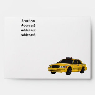 Enveloppe Illustration de taxi