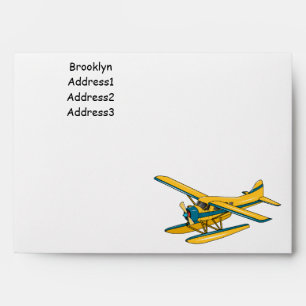 Enveloppe Illustration d'hydravion