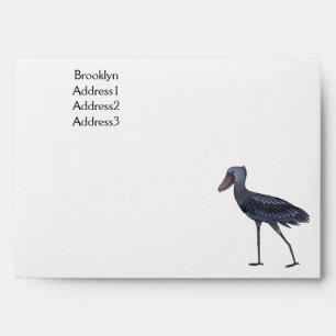 Enveloppe Illustration d'oiseau de cordonnier