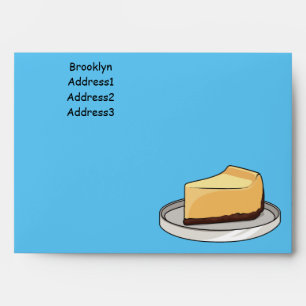 Enveloppe Illustration du dessin animé Cheesecake