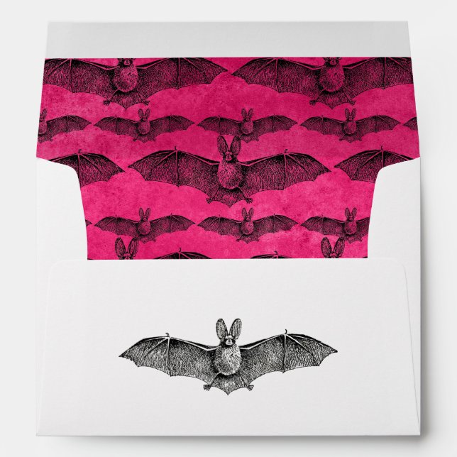 Enveloppe Imaginaire gothique de chauve-vintage (Dos (Bas))