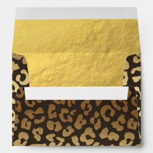 Enveloppe Imprimé peau d'animal guépard léopard Moderne Glam