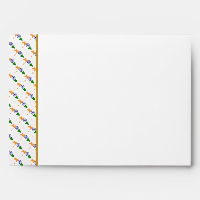 Enveloppe INDE Écriture chrétienne Mariage personnalisé (Devant)