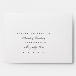 Enveloppe intérieure à motif floral élégant