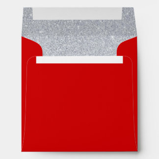 Enveloppe Invitation à l'anniversaire d'Argent et de Ruby Re