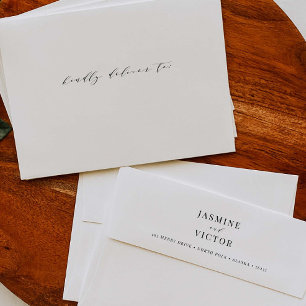 Enveloppe Invitation classique Mariage d'enveloppes traitées