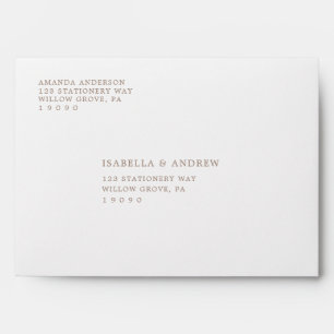 Enveloppe Invitation classique pour Baby Shower pour garçon 