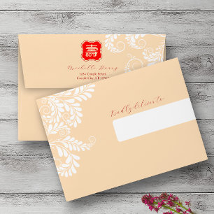 Enveloppe Invitation d'anniversaire de longévité chinoise (9