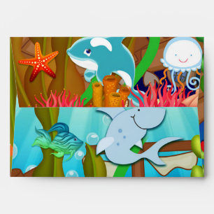 Enveloppe Invitation d'anniversaire pour enfants : amusement