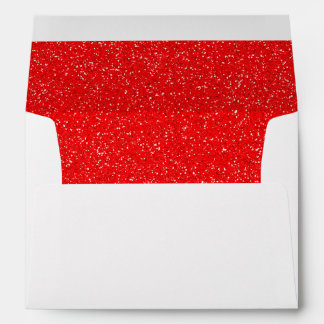 Enveloppe invitation de Noël parties scintillant r