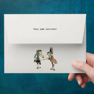 Enveloppe Invitation pour une fête d'anniversaire d'Alice au