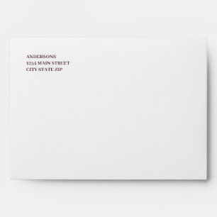 Enveloppe Invitation simple moderne pour une soirée d'Hallow