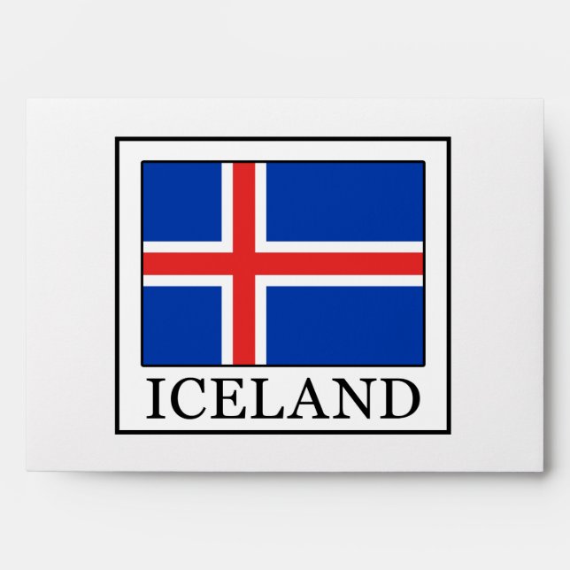 Enveloppe Islande (Devant)