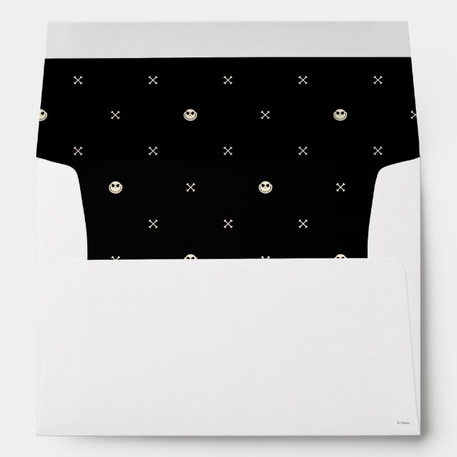 Enveloppe Jack Skellington & Cross Bones Motif (Dos (Bas))