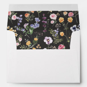 Enveloppe Jardin Floral Fleur sauvage coloré Meadow